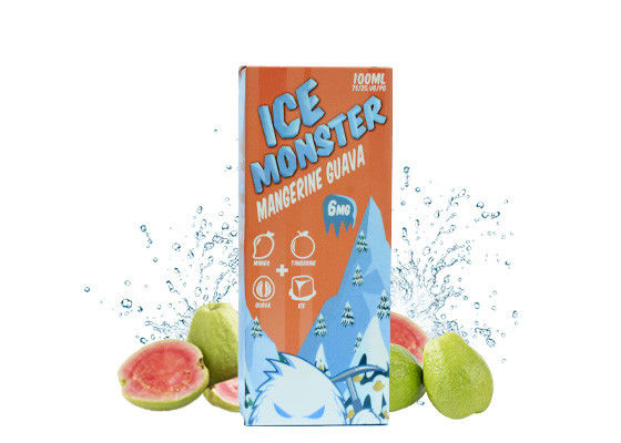 氷モンスターのMangerineのGuavaは子供に安全な点滴器の帽子が付いているEのシガー ジュースのプラスチックびんに風味を付けます サプライヤー